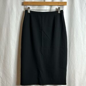 NWOT Escada Womens Black Knee-Length Pencil Skirt Size 36 (US Size SMALL)